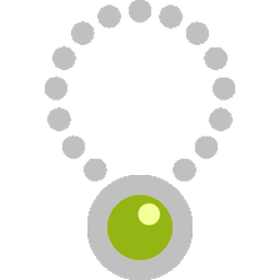 Enchanted silver amulet