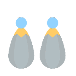 Enchanted silver earrings