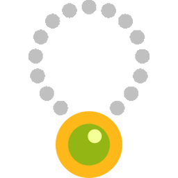Enchanted gold amulet