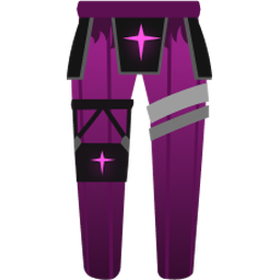 Astronomical leather trousers